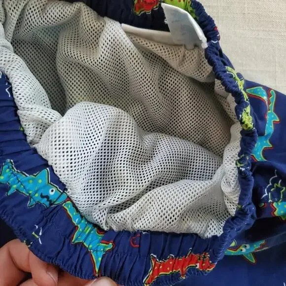 Vintage Shark Swim Trunks 4t - Picture 5 of 8